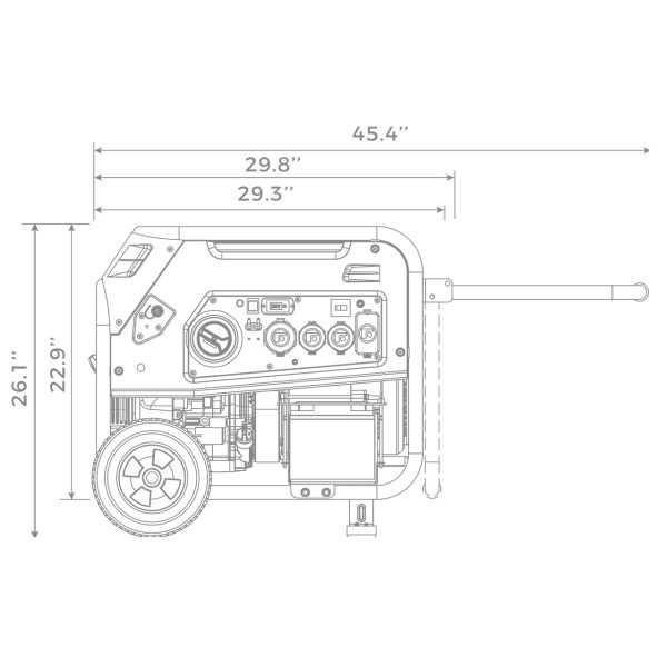Firman T07571 TRI FUEL 7500W PORTABLE GENERATOR ELECTRIC START 120/240V [Remanufactured] - Image 9