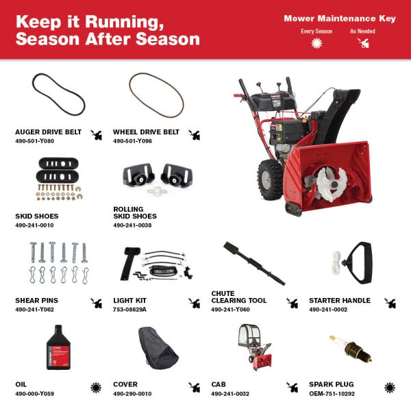 Troy Bilt Vortex 2610 3 Stage 357cc Gas Snow Blower - Image 8