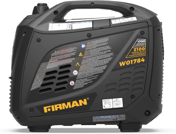 Firman W01784 - Whisper Series 1700 Watt Inverter Generator Built-in Parallel Kit CARB [Remanufactured] - Image 3