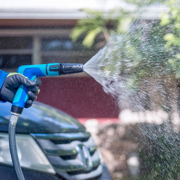 Restored Aqua Joe AJ-SPXN 2-in-1 Hose-Powered Adjustable Foam Cannon Spray Gun Blaster with Spray Wash Quick-Connect to Any Garden Hose (Refurbished) - Image 9