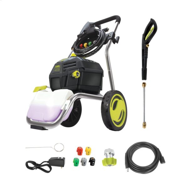 Sun Joe SPX4800 | In-Store Exclusive | 14.9-Amp Electric Pressure Washer | With 5 Quick-Connect Tips & Detergent Tank | Cleans Cars, Fences, Patios, Decks, Sidewalks & More (Refurbished) - Image 2
