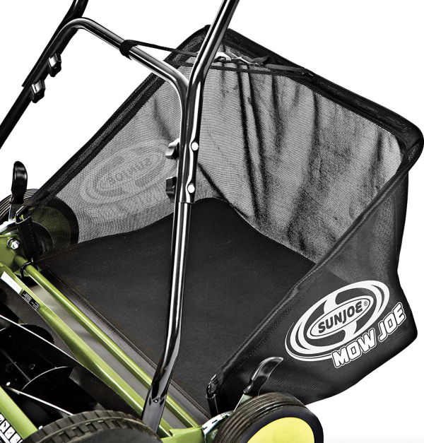 Restored Sun Joe MJ502M | In-Store Exclusive | Manual Reel Mower W/ Grass Catcher | 20-inch | 9-Position Refurbished - Image 2