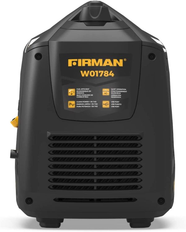 Firman W01784 - Whisper Series 1700 Watt Inverter Generator Built-in Parallel Kit CARB [Remanufactured] - Image 4