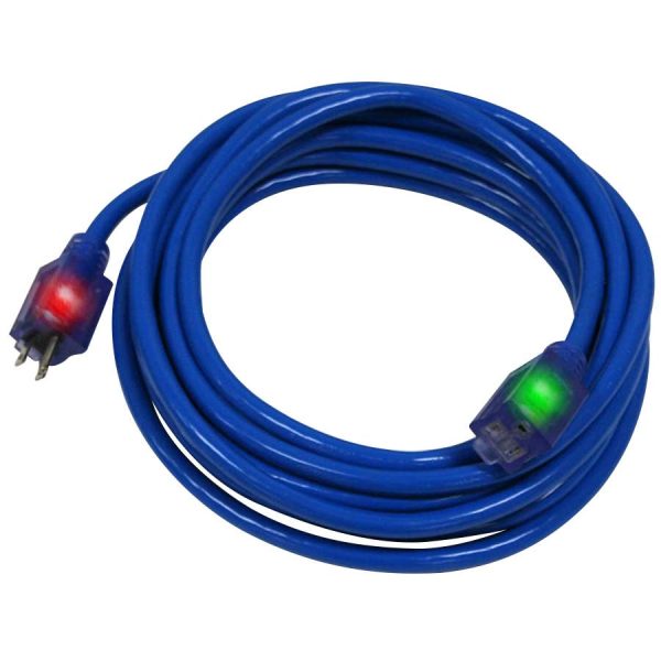 4 Pack - Century Wire and Cable ProGlo 25ft 14/3 SJTW Coldweather Extension Cord with CGM - Image 2