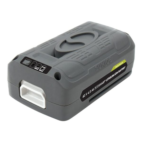 Restored Snow Joe + Sun Joe iONMAX iBAT40 | EcoSharp Lithium-Ion Battery | 40 Volt | 4.0 Ah | CERTIFIED AUTHENTIC (Refurbished)