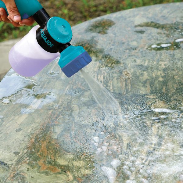Restored Aqua Joe AJ-MSG-TND | Hose-Powered Multi Spray Gun | W/ Quick Change Soap to Water Dial | 7 Spray Patterns | Holds Up To 17 Fl Oz (Refurbished) - Image 5