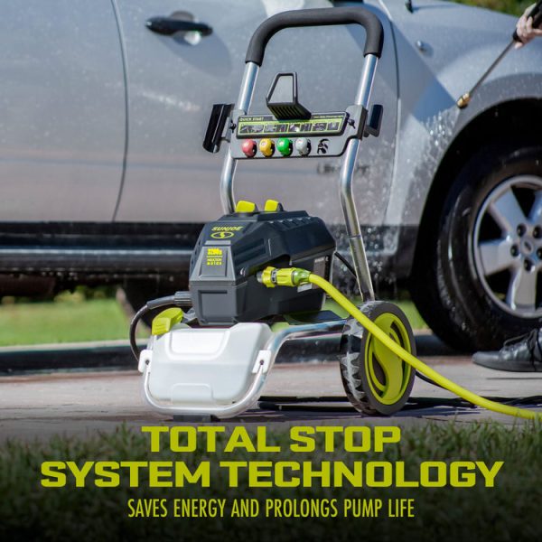 Sun Joe SPX4800 | In-Store Exclusive | 14.9-Amp Electric Pressure Washer | With 5 Quick-Connect Tips & Detergent Tank | Cleans Cars, Fences, Patios, Decks, Sidewalks & More (Refurbished) - Image 4