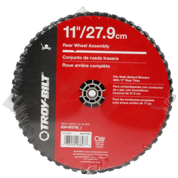 Oem Genuine Troy-Bilt 11-inch Lawn Mower Wheel Model 490-325-M056