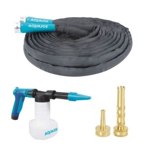 Restored AJFJH50-58-PRO Pressure Washer Kit ($73Value!) | AJFJH50-58-PRO 50ft Fiberjacket Kink Free Hose + Hose Nozzle + Sprayer/Foam Cannon (Refurbished)