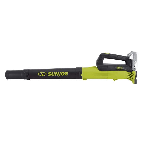 Restored Sun Joe 24V-TB-LTE 24-Volt iON Cordless Compact Turbine Jet Blower, Kit (w/ 2.0-Ah Battery + Quick Charger) (Remanufactured) - Image 3