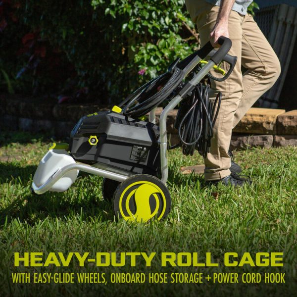 Sun Joe SPX4800 | In-Store Exclusive | 14.9-Amp Electric Pressure Washer | With 5 Quick-Connect Tips & Detergent Tank | Cleans Cars, Fences, Patios, Decks, Sidewalks & More (Refurbished) - Image 3