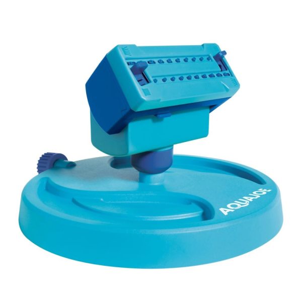 Restored Aqua Joe 20-Nozzle Max Coverage Adjustable Gear Driven Oscillating Sprinkler on Sled Base (6-Pieces Display) (Refurbished) - Image 2