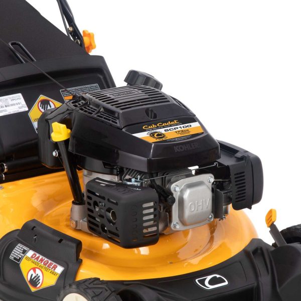 Cub Cadet 21in Push Lawn Mower | Model 11A-B9BE710 | 140cc Briggs and Stratton Engine | Signature Cut Steel Cutting Deck | Refurbished (Some Cosmetic Wear) - Image 5