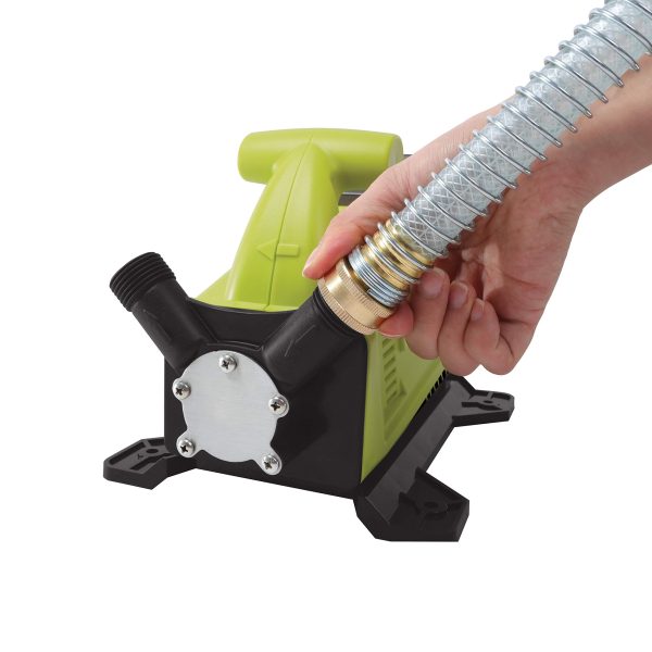 Restored Sun Joe 24V-XFP5-LTE | 24-V Cordless Transfer Pump Kit | 5.0-GPM | 13-Ft Suction Lift | 52-Ft Head Height | W/ 2.0-Ah Battery + Charger (Refurbished) - Image 5