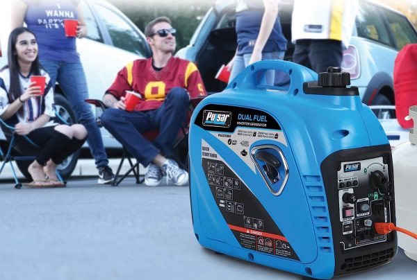 Restored Pulsar 2,200W Portable Dual Fuel Quiet Inverter Generator with USB Outlet & Parallel Capability, CARB Compliant, PG2200BiS (Refurbished) - Image 4