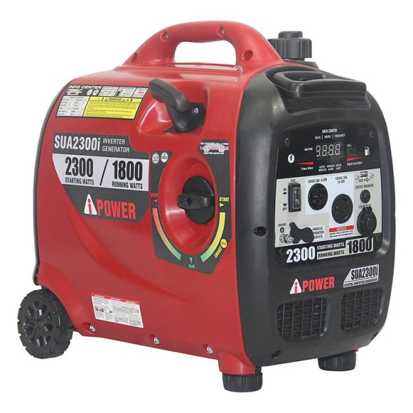 Restored A-iPower SUA2300i Ultra-Quiet 2300W Digital Inverter Generator with Mobility Kit (CARB Compliant) (Refurbished) - Image 2