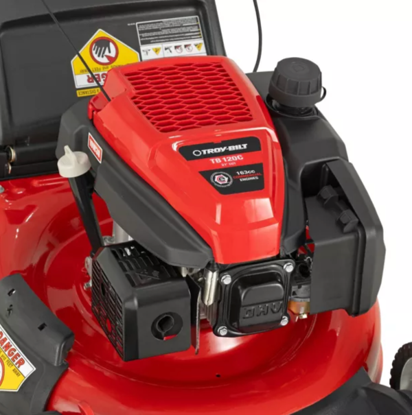 Restored Troy-Bilt TB120C | 21in 163cc Walk Behind Push Mower | 3-in-1 Deck (Refurbished) - Image 9