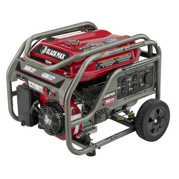 Restored Black Max 3600 Wattage Generator with Auto Shutdown (Refurbished) - Image 3