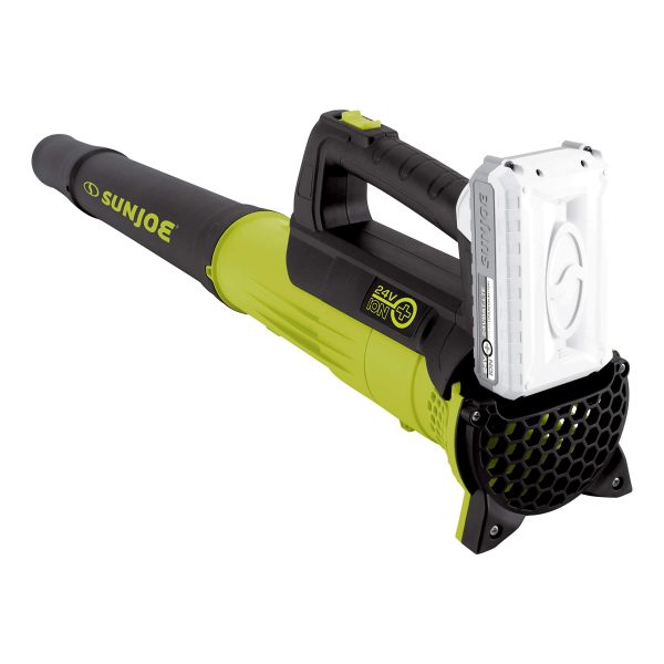Restored Sun Joe 24V-TB-LTE 24-Volt iON Cordless Compact Turbine Jet Blower, Kit (w/ 2.0-Ah Battery + Quick Charger) (Remanufactured) - Image 8