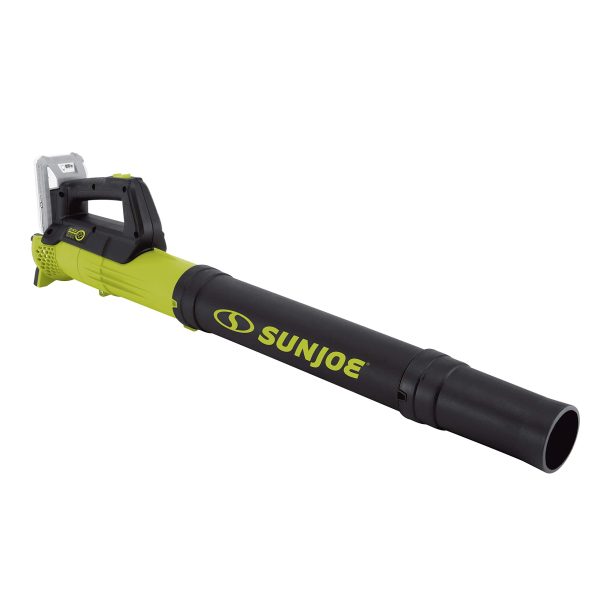 Restored Sun Joe 24V-TB-LTE 24-Volt iON Cordless Compact Turbine Jet Blower, Kit (w/ 2.0-Ah Battery + Quick Charger) (Remanufactured)