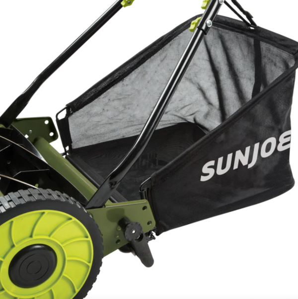 Restored Sun Joe MJ500M | In-Store Exclusive | Manual Reel Mower w/ Grass Catcher | 16 inch (Refurbished) - Image 8