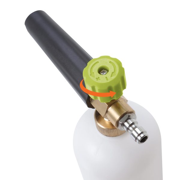 Restored Sun Joe SPX-FC34-PRO | Foam Cannon for SPX Series Electric Pressure Washers | 34 Oz | 1/4" Quick Connector | Adjustable Spray Nozzle | White (Refurbished) - Image 8