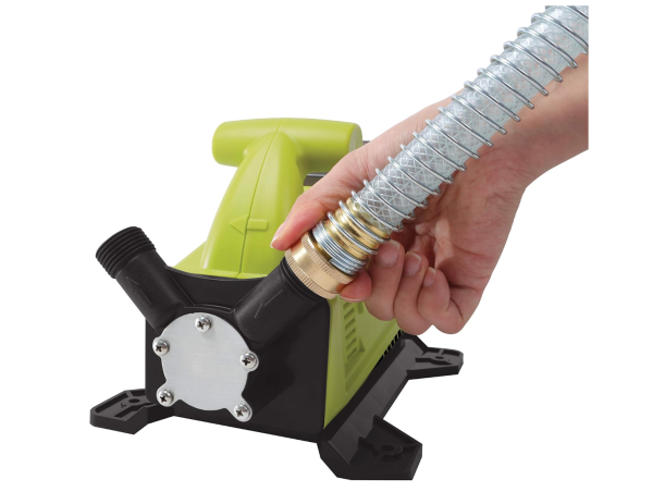 Restored Sun Joe 24V-XFP5-CT | 24V Cordless 5.0-GPM Transfer Pump | 13-Ft Suction Lift | 52-Ft Head Height | Tool Only (Refurbished) - Image 5