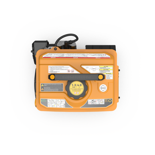 Firman P01001 1300/1050 Watt Recoil Start Gas Portable Generator CARB and cETL Cert, Black [Remanufactured] - Image 7