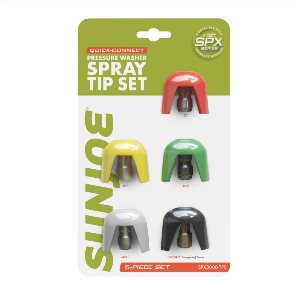 Restored Sun Joe SPX3000-TPS | Electric Pressure Washer Quick-Connect Spray Tip Set | For SPX 3000 Series + Universal Pressure Washers (Refurbished) - Image 5