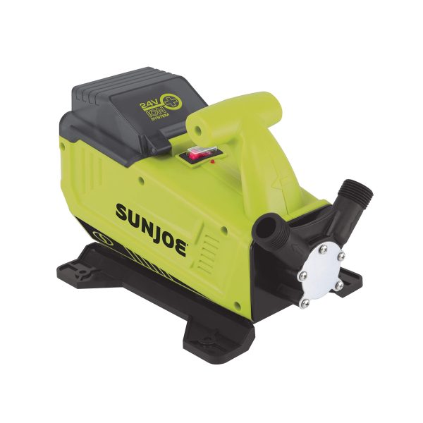 Restored Sun Joe 24V-XFP5-LTE | 24-V Cordless Transfer Pump Kit | 5.0-GPM | 13-Ft Suction Lift | 52-Ft Head Height | W/ 2.0-Ah Battery + Charger (Refurbished) - Image 6