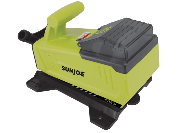 Restored Sun Joe 24V-XFP5-CT | 24V Cordless 5.0-GPM Transfer Pump | 13-Ft Suction Lift | 52-Ft Head Height | Tool Only (Refurbished) - Image 4