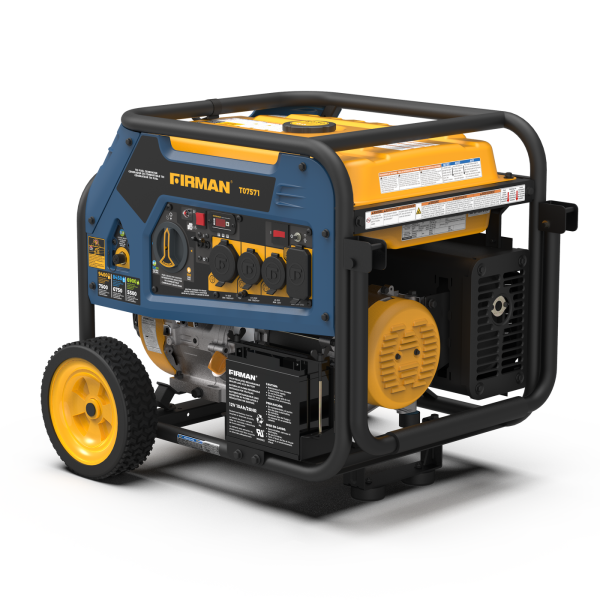 Firman T07571 TRI FUEL 7500W PORTABLE GENERATOR ELECTRIC START 120/240V [Remanufactured] - Image 7
