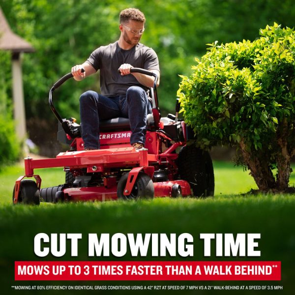 CRAFTSMAN Z3200 | 42-in Gas Zero-Turn Riding Lawn Mower (Open Box) - Image 4