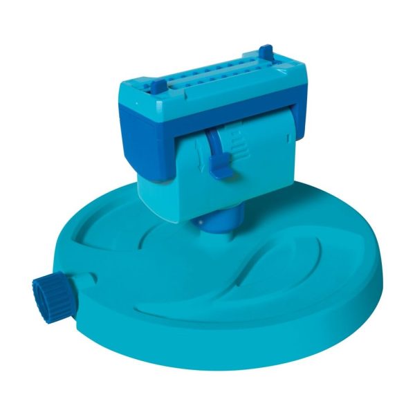 Restored Aqua Joe 20-Nozzle Max Coverage Adjustable Gear Driven Oscillating Sprinkler on Sled Base (6-Pieces Display) (Refurbished) - Image 5