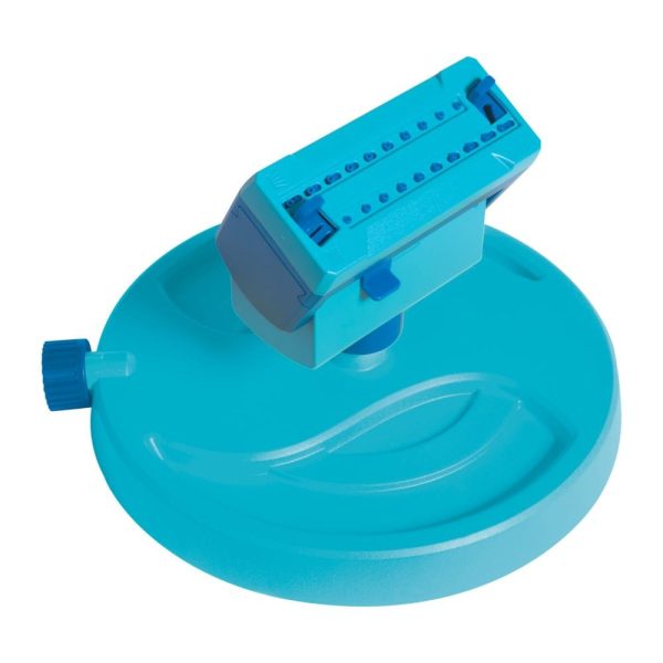 Restored Aqua Joe 20-Nozzle Max Coverage Adjustable Gear Driven Oscillating Sprinkler on Sled Base (6-Pieces Display) (Refurbished) - Image 3